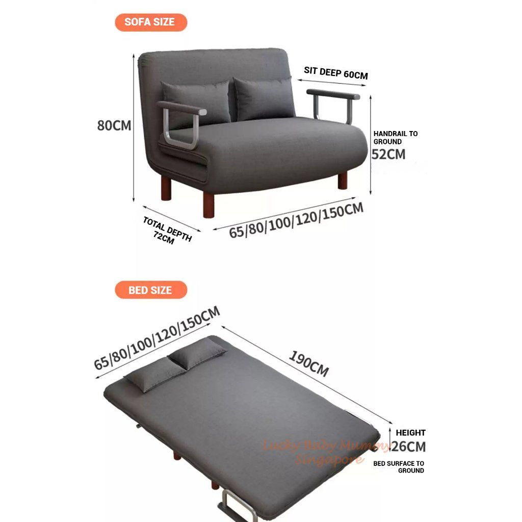 Fabric Foldable Sofabed