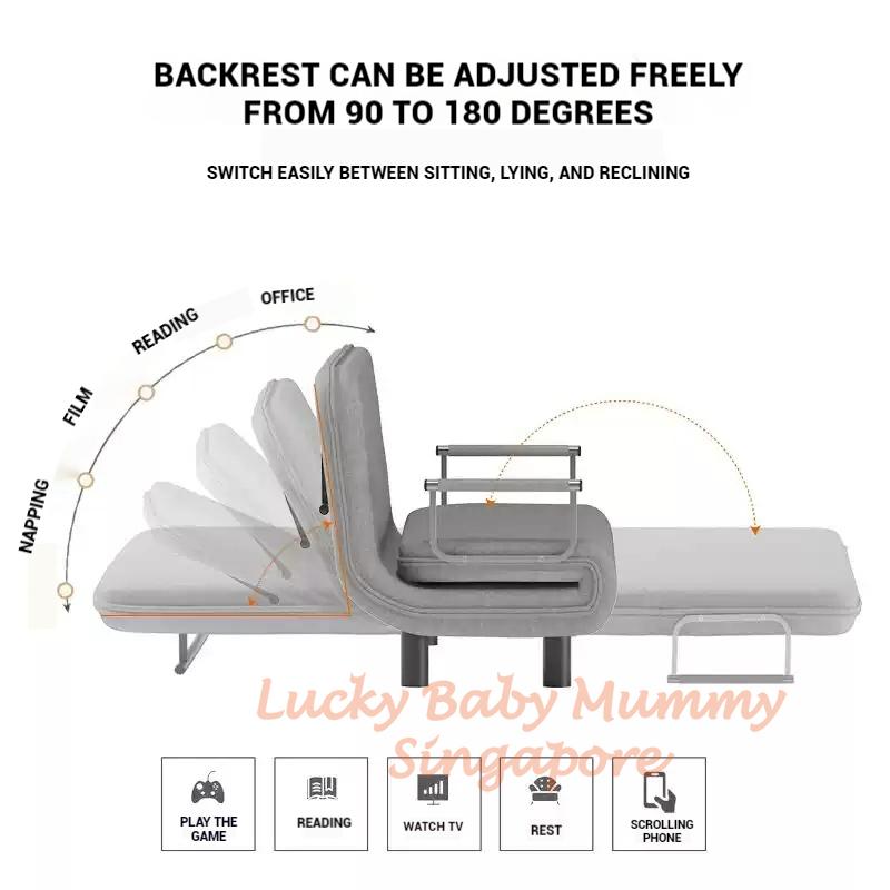 Fabric Foldable Sofabed
