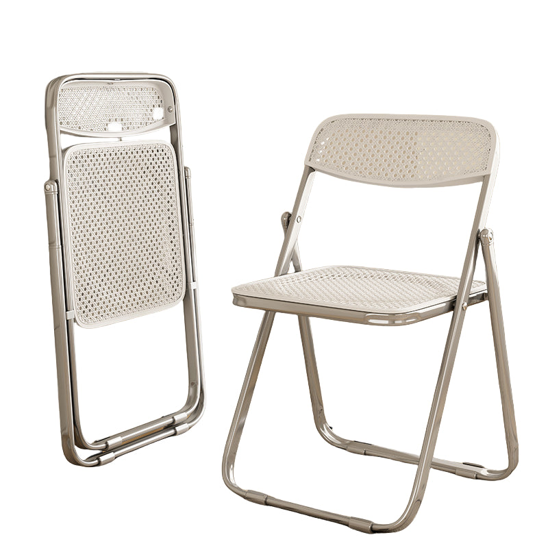 Rattan Design Foldable Chair with Steels Frame