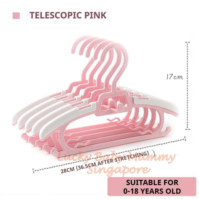 Adjustable Telescopic Baby Clothes Hanger Durable Hanger for Kids