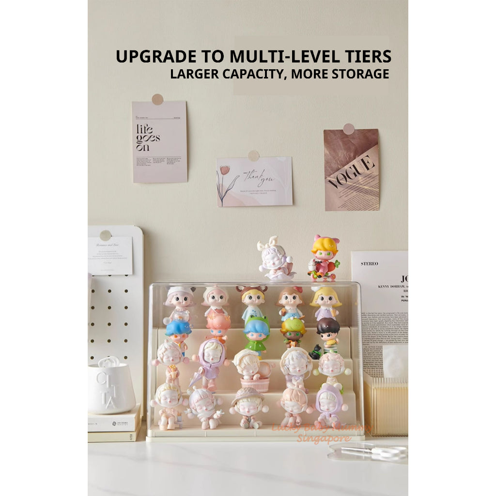 Blind Box Display Case Toy Storage Box/Dustproof Figurine Display Shelf/Acrylic Tiered Showcase