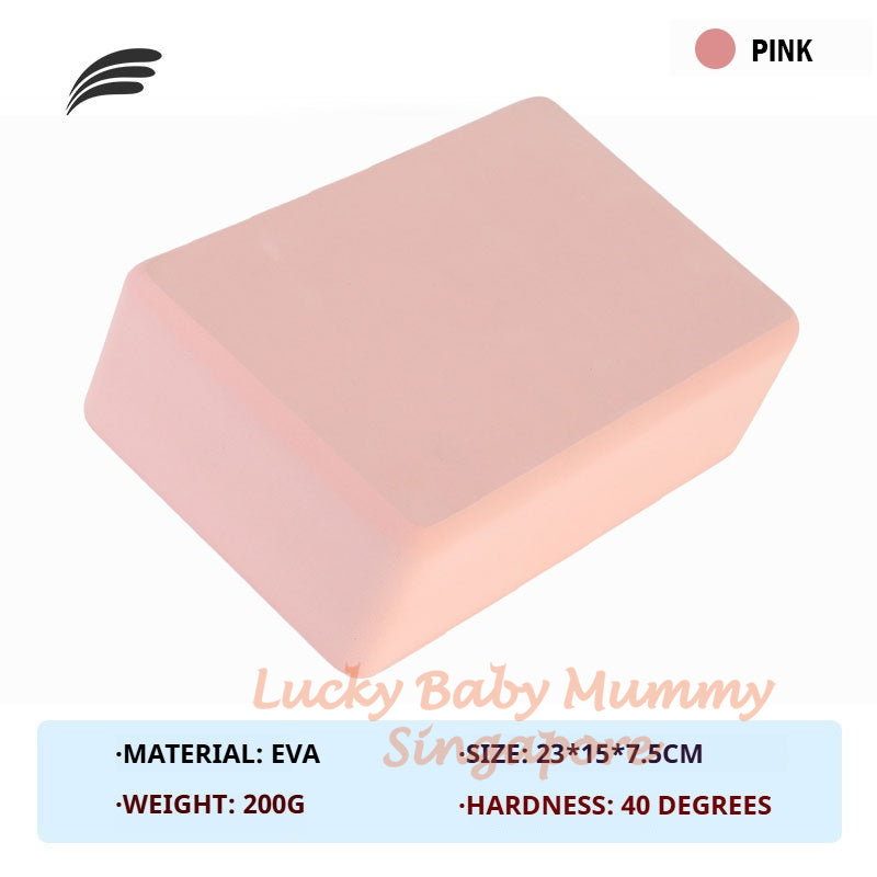 EVA Yoga Block 200g/High Density Non Slip Foam Brick for Stretching & Pilates, Poses