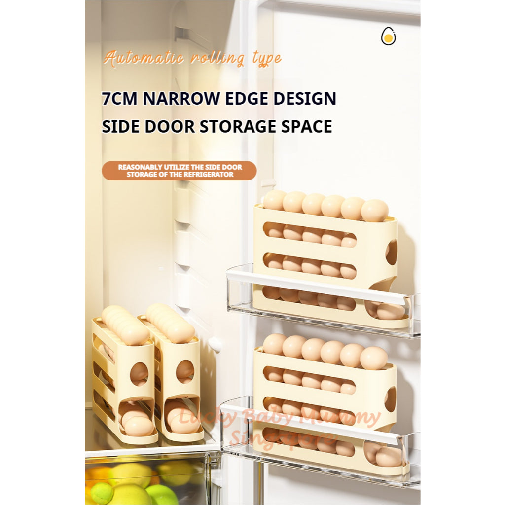 Auto Rolling Egg Storage Rack