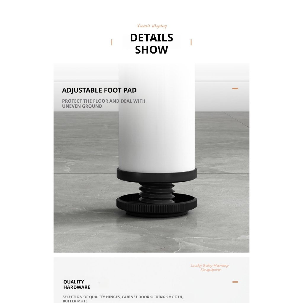 Rectangular Simple Modern Study Computer Office Household Table Writing Desk Living Room Foot Pad Adjustable