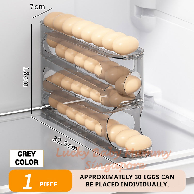 Auto Rolling Egg Storage Rack