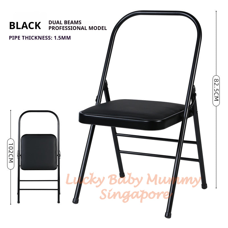 Foldable Yoga Chair with Backbend Support