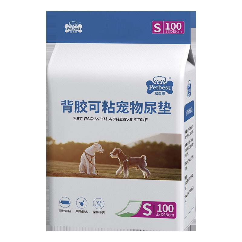 Pet Pad with Adhesive Strip