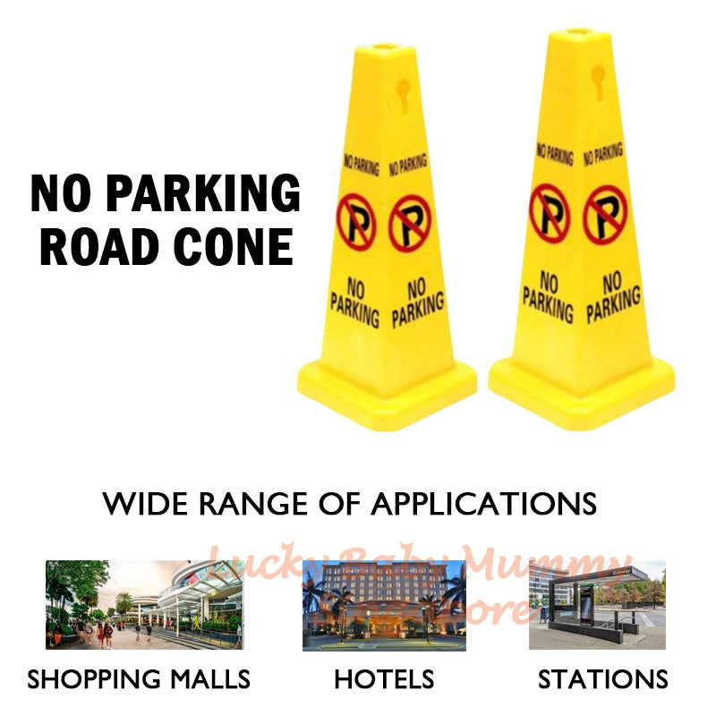 High Quality No Parking Traffic Safety Caution Cone Square Road Sign