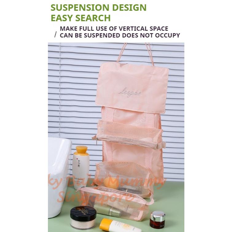 Portable Comestic Storage Bag / Partition Makeup Bag / Travel Multiple Toiletry Bag / Travel Organizer