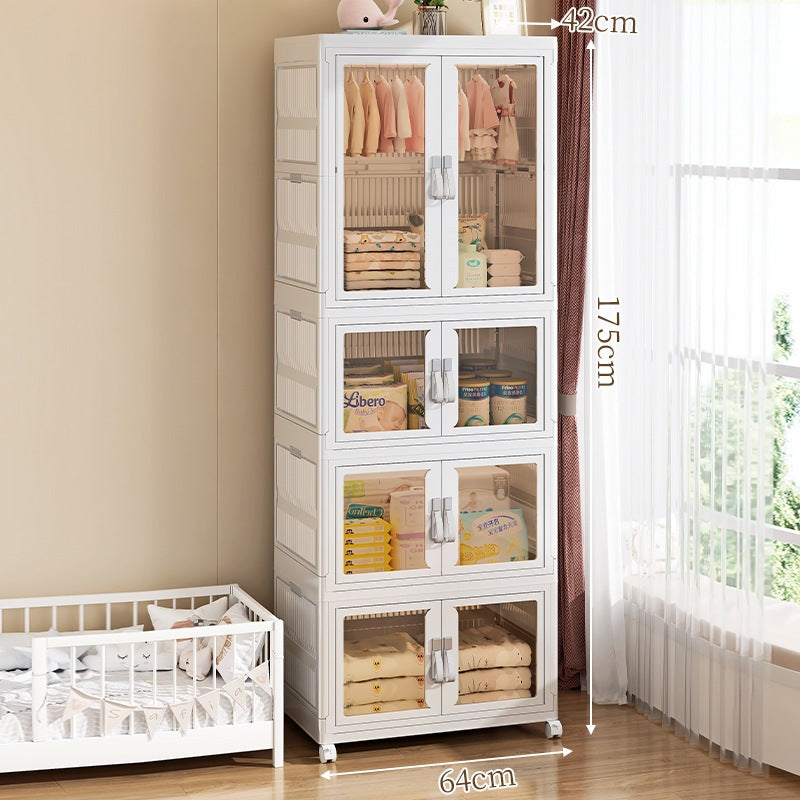 Foldable Storage Cabinet / Collapsible Cupboards / Stackable Box / Wardrobe /Closet Bedroom Storage