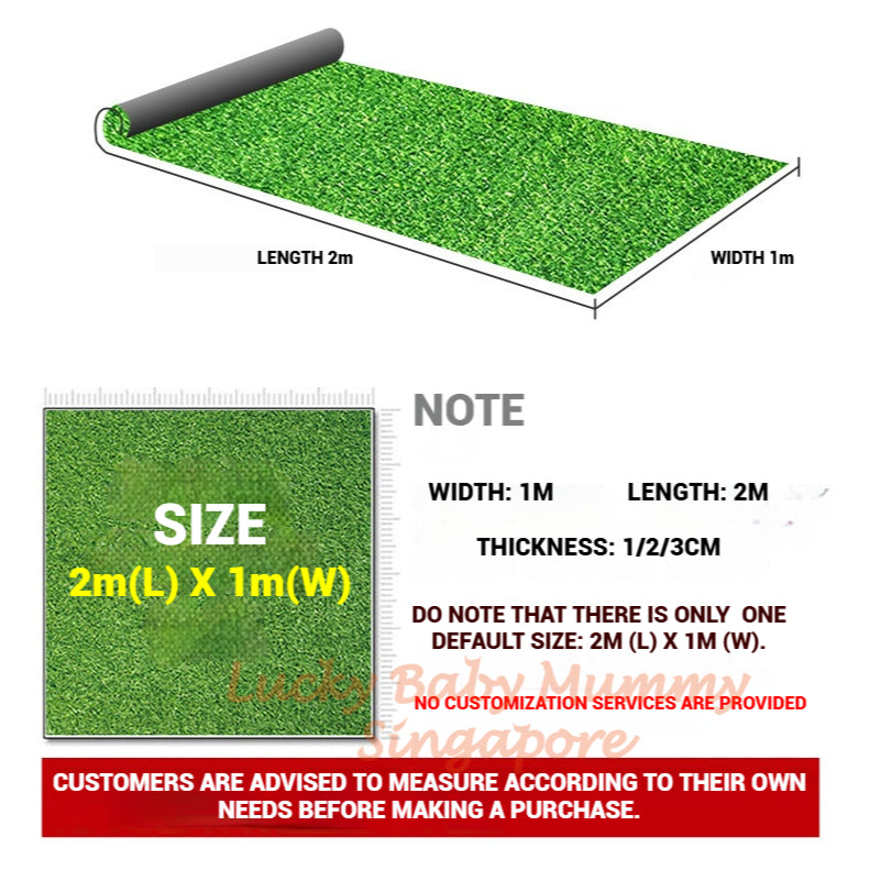 Artificial Grass Mat/Fake Grass Pet-Friendly & Versatile Lawn Carpet/Indoor & Outdoor Use & Events