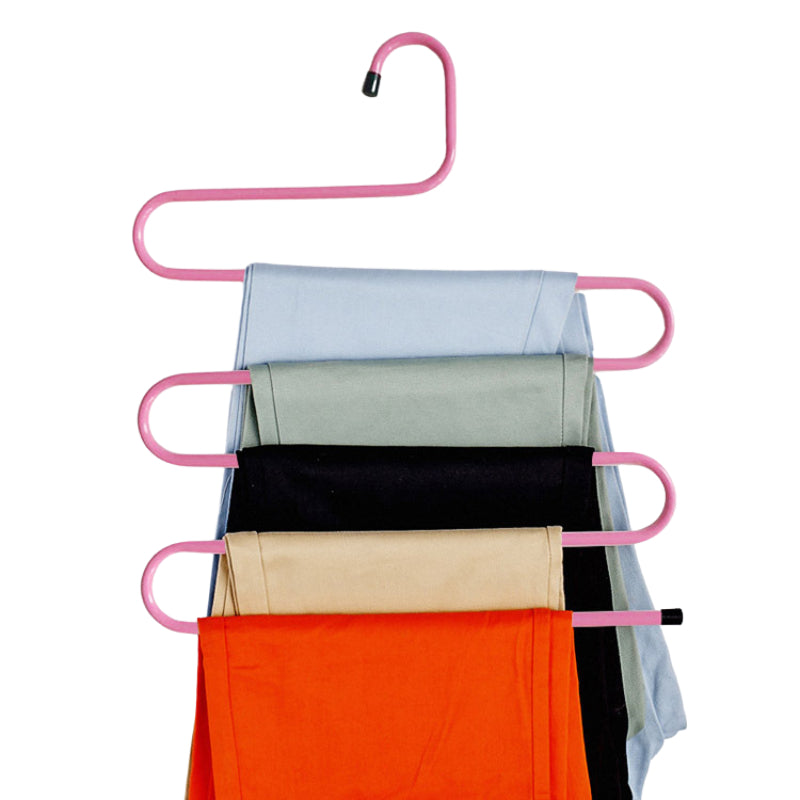 S-Shaped 5-Tier Pants Hanger