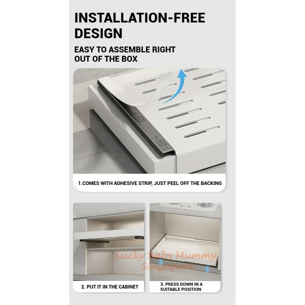 Extendable Pull- Out Drawer Organizer