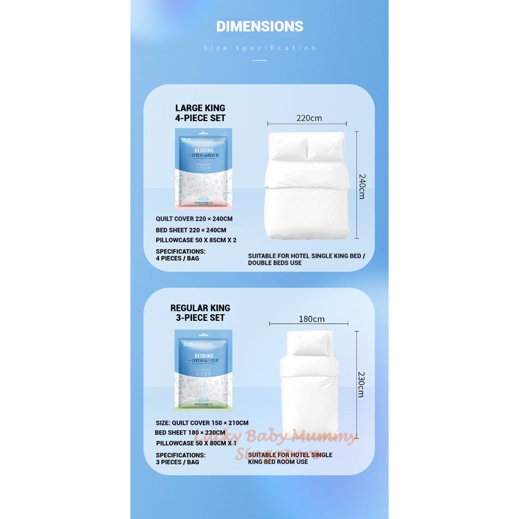 Disposable Bed Sheets For Travel / Travel Sets / Hotel Accommodation Supplies / Pillowcases Delicate