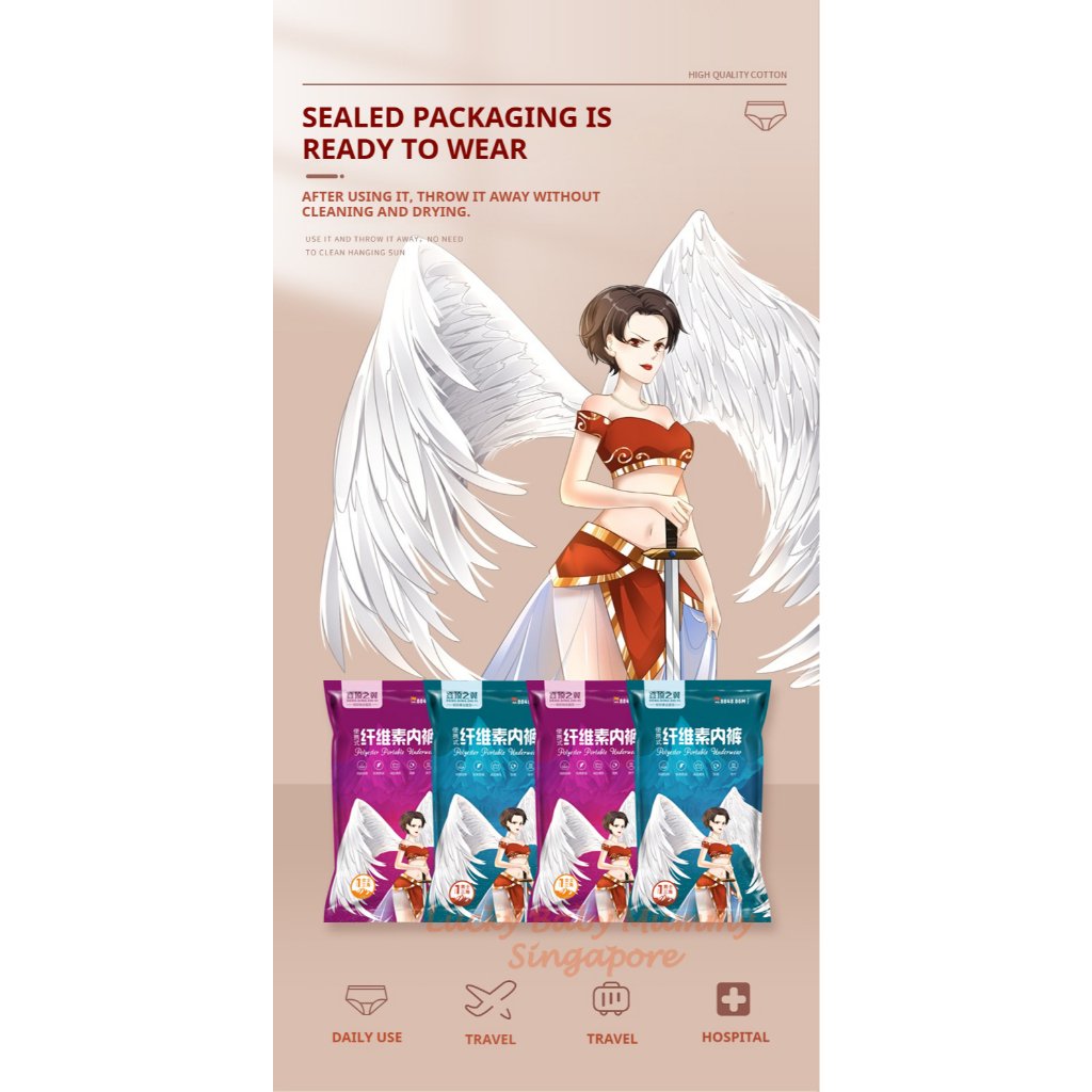 Cotton Disposable Underwear/Portable Hotel Supplies/Travel Essentials For Men and Women/One-Time Use
