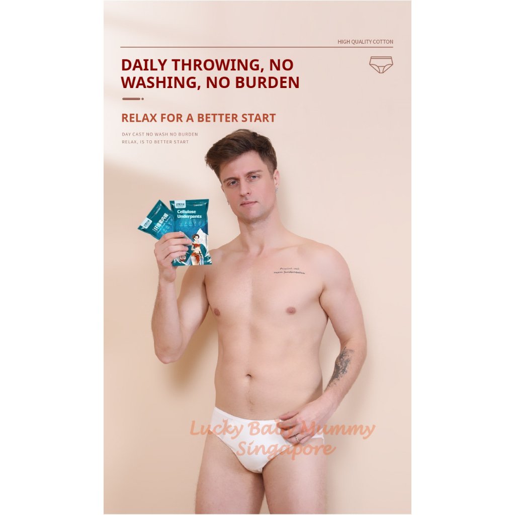 Cotton Disposable Underwear/Portable Hotel Supplies/Travel Essentials For Men and Women/One-Time Use