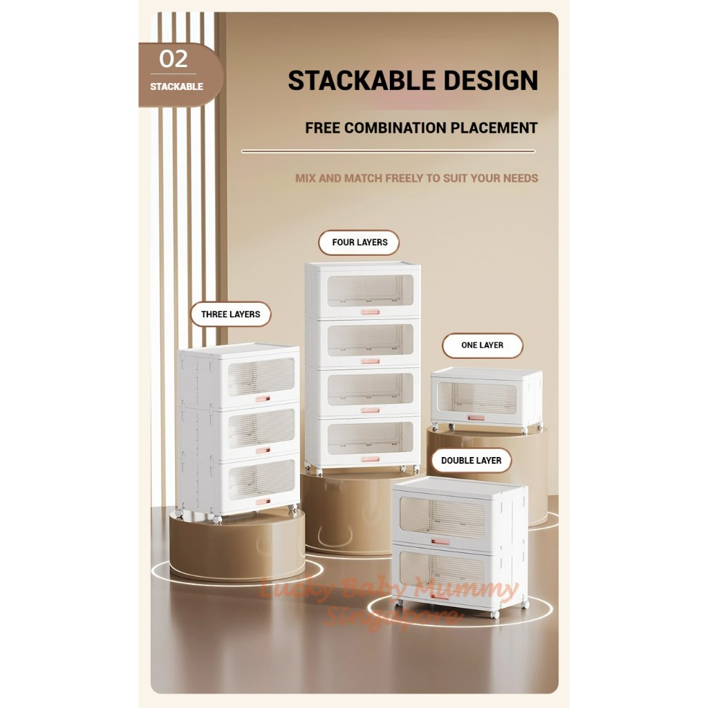 Stackable Storage Drawer Cabinet