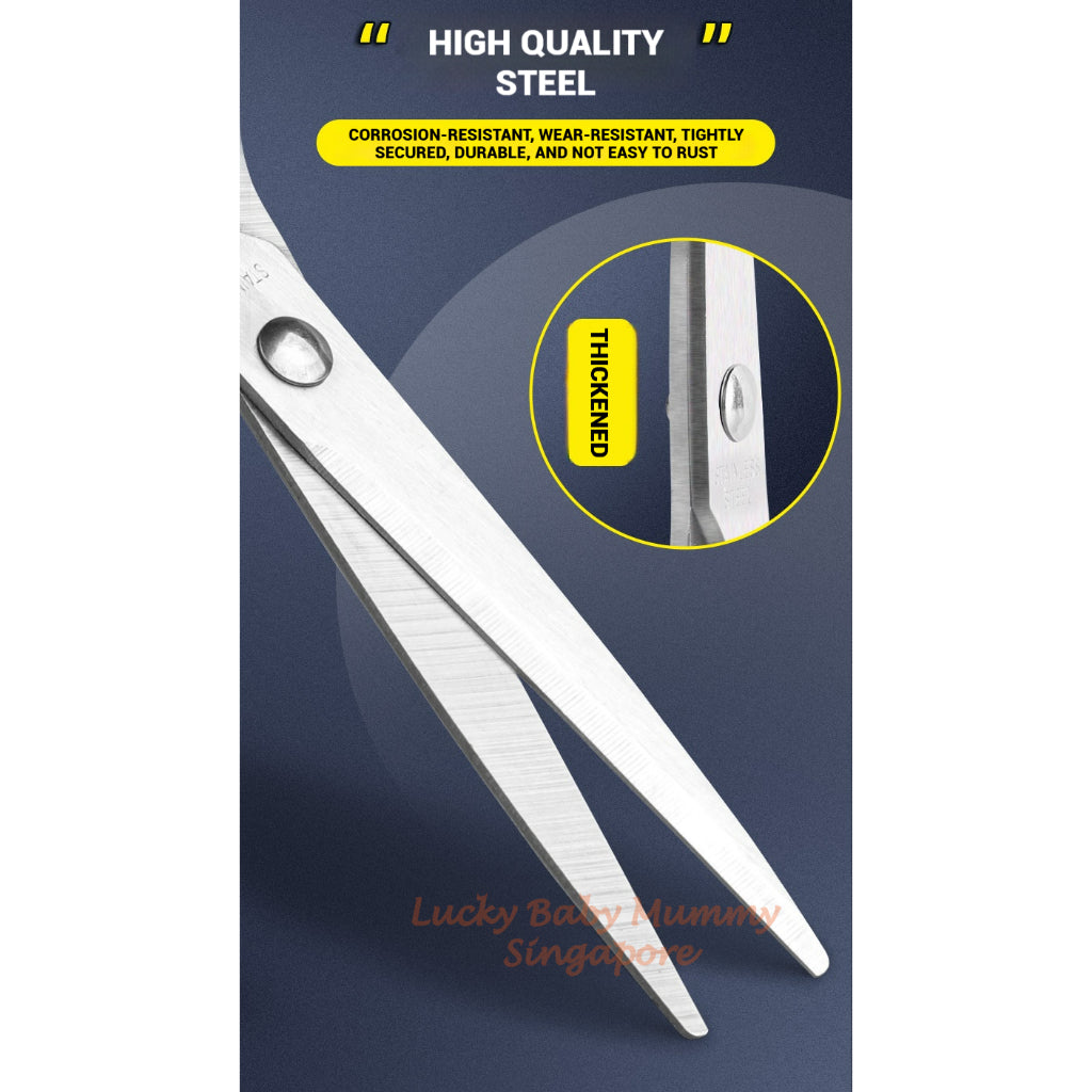Stainless Steel Scissors / Multi-Purpose Scissors / Home & Office Essential / Anti-Slip Handle