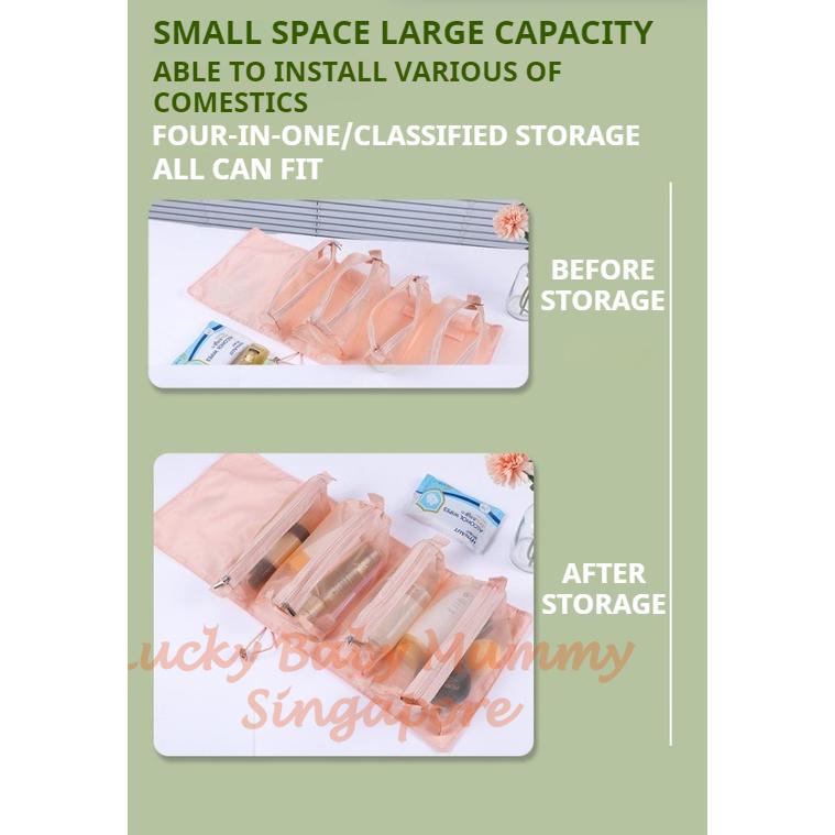 Portable Comestic Storage Bag / Partition Makeup Bag / Travel Multiple Toiletry Bag / Travel Organizer