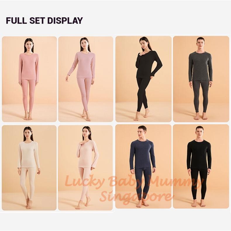 Cashmere Silk Thermal Winter Wear Set/Thermal Top and Long Pants/Winter Base Layer Shirt/Women's and Mens' Set