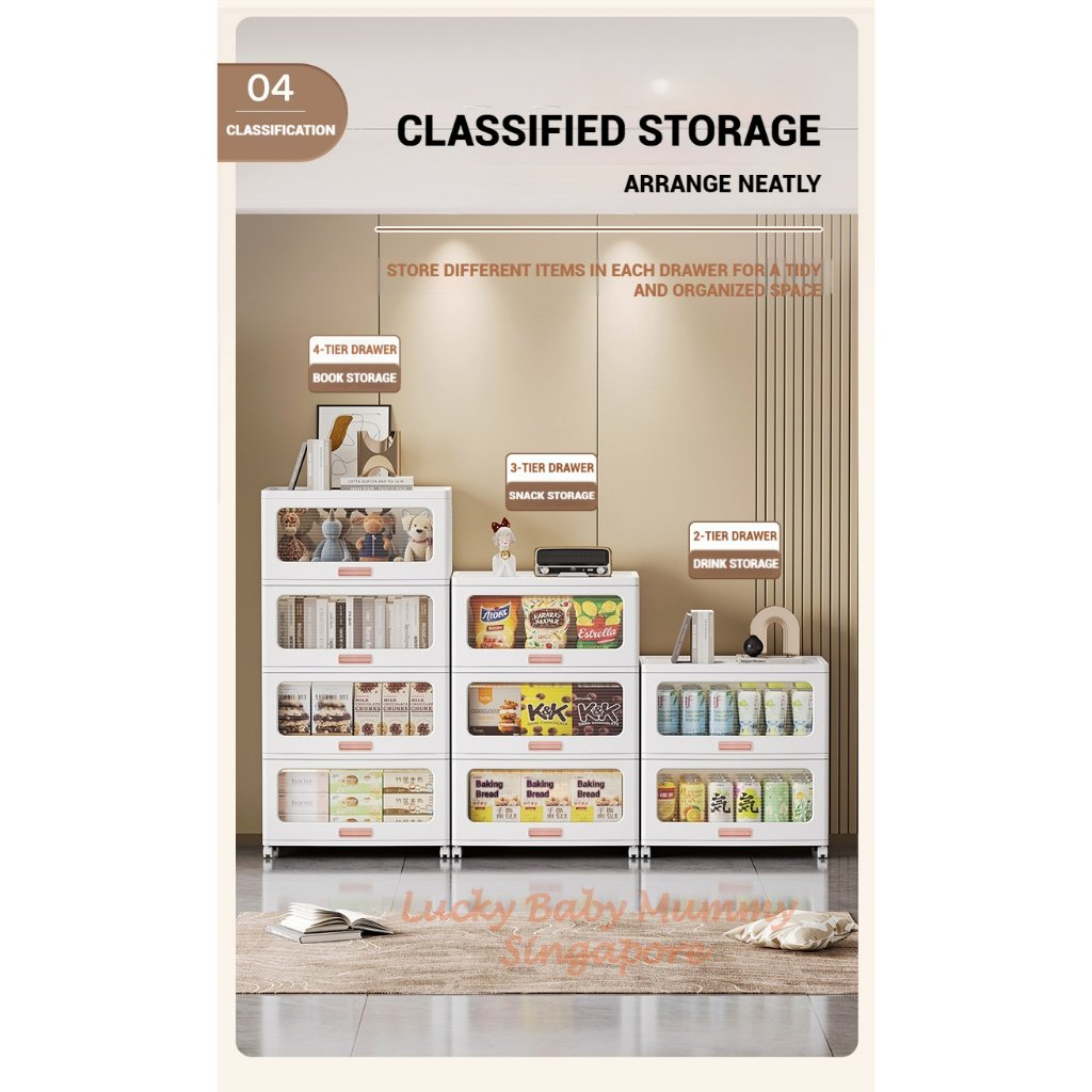 Stackable Storage Drawer Cabinet