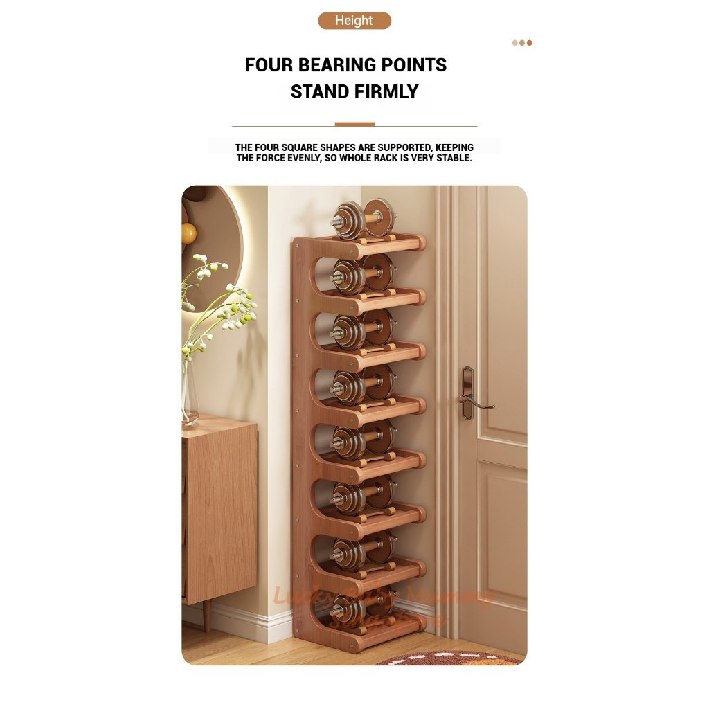 Doorway Bamboo Shoe Rack