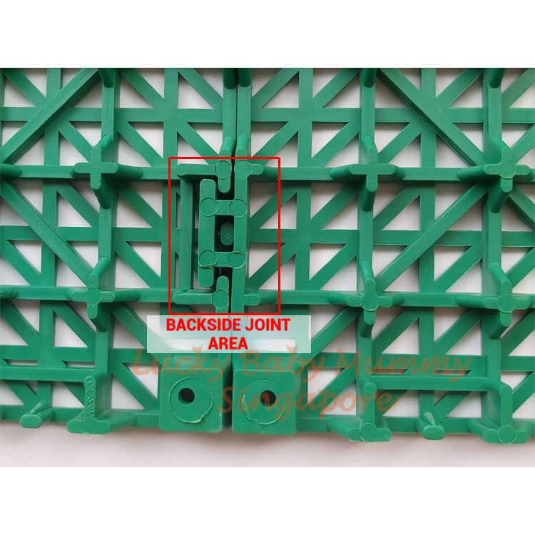 Interlocking PVC Anti-Slip Floor Mat/Thickened Waterproof Pad for Pool, Kitchen, Bathroom, Toilet