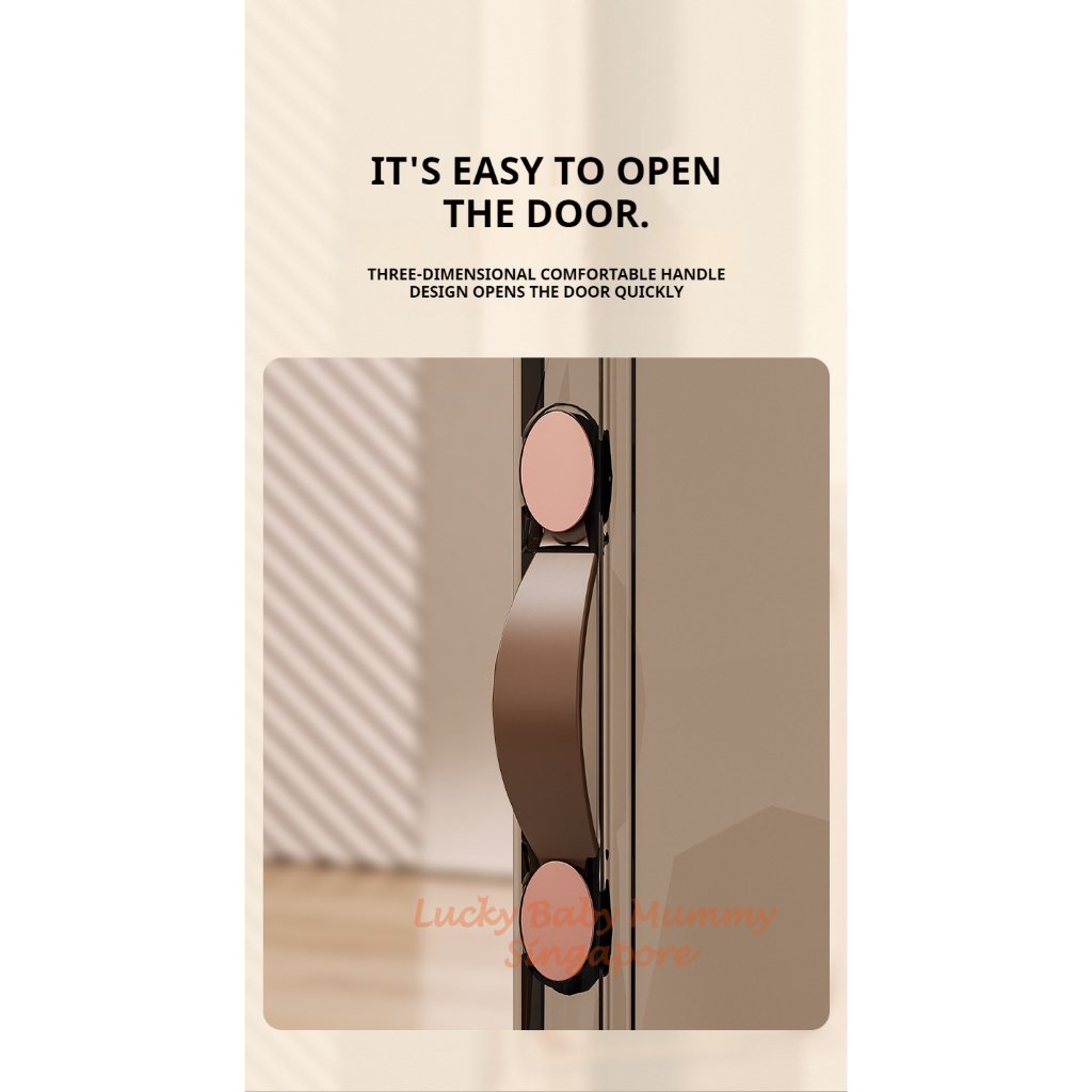 Stackable Folding Cabinet / Thickened Storage Cabinet / Home Organizer / Double Door Storage Box with Wheels