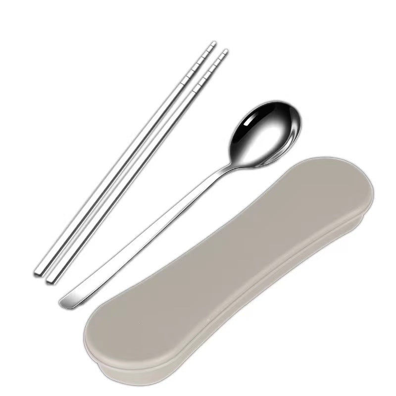 Stainless Steel Lunch Box / Microwaveable Thermos Food Container / Round Insulated Food Storage Box