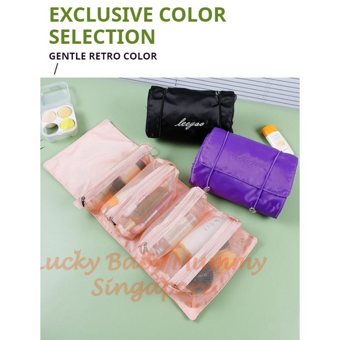 Portable Comestic Storage Bag / Partition Makeup Bag / Travel Multiple Toiletry Bag / Travel Organizer