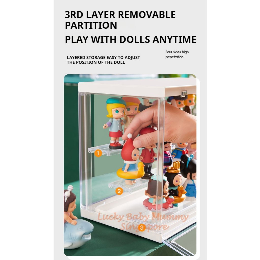 Blind Box / POP MART Storage Display Box / Figurine Showcase / Doll Storage Display Box
