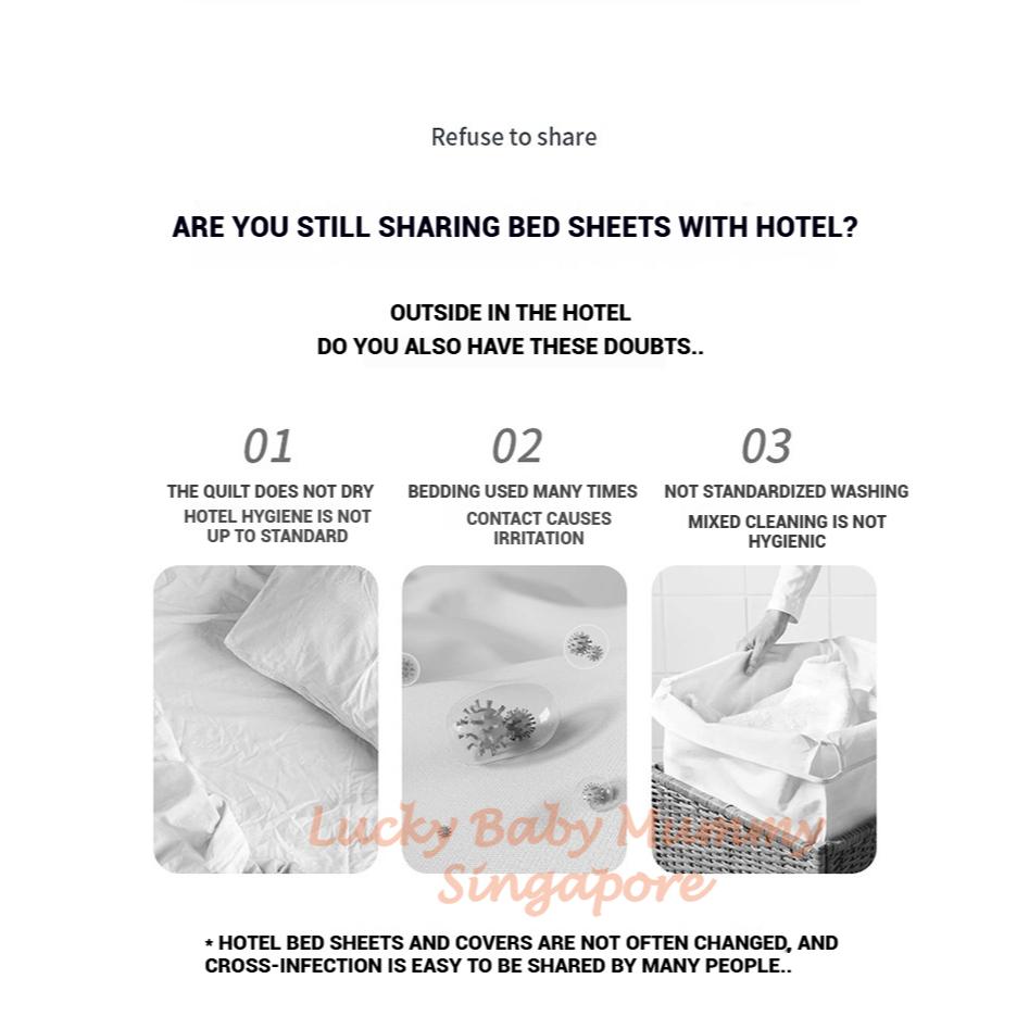 Disposable Bed Sheets For Travel / Travel Sets / Hotel Accommodation Supplies / Pillowcases Delicate