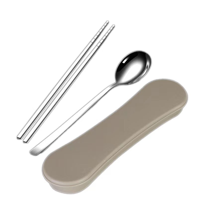 Stainless Steel Lunch Box / Microwaveable Thermos Food Container / Round Insulated Food Storage Box