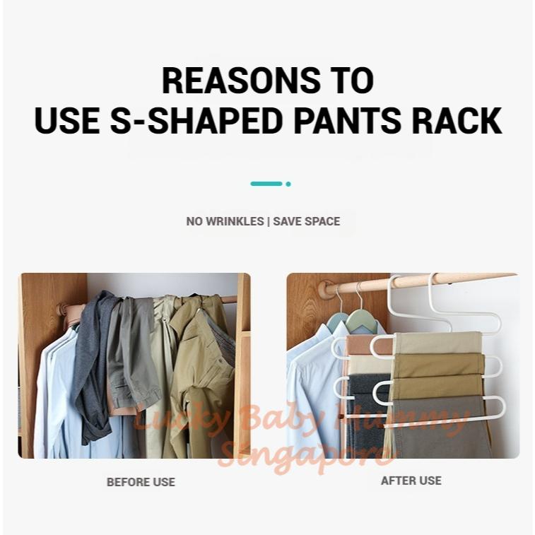 S-Shaped 5-Tier Pants Hanger