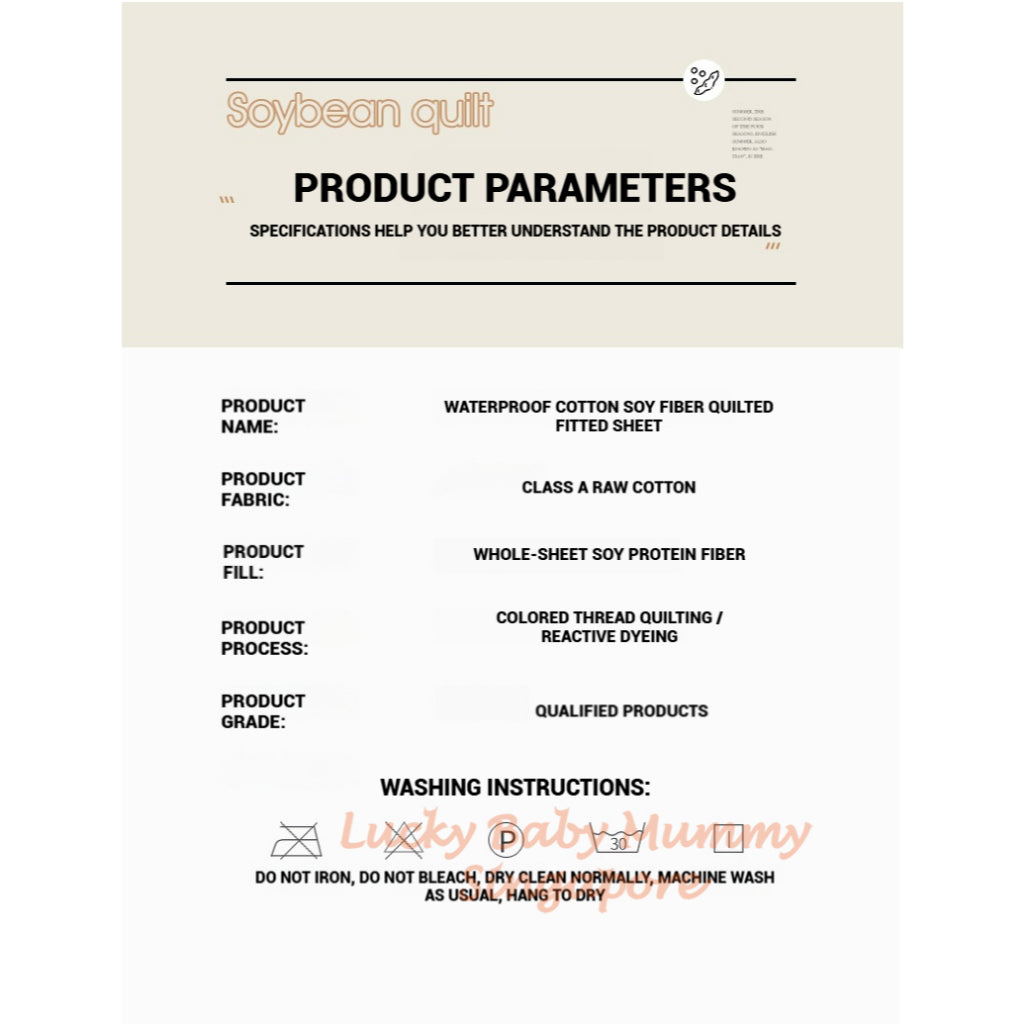 Waterproof Fitted Bedsheet