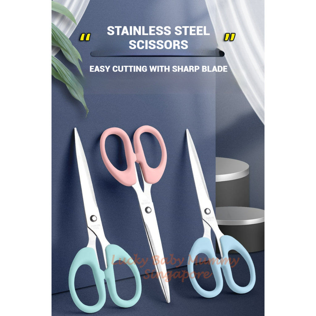Stainless Steel Scissors / Multi-Purpose Scissors / Home & Office Essential / Anti-Slip Handle