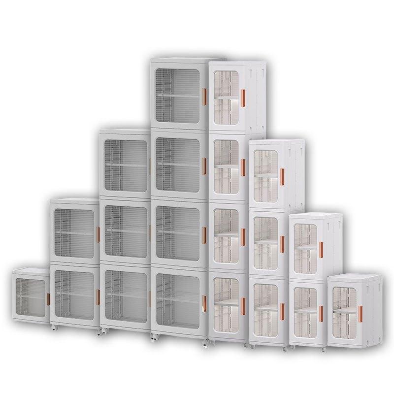 Narrow Slot Foldable Cabinet/Plastic Storage Drawers/Home Organizer/Stackable Transparent Storage Rack