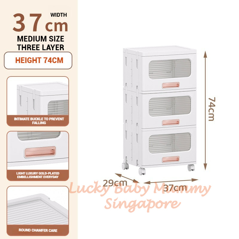 Stackable Storage Drawer Cabinet