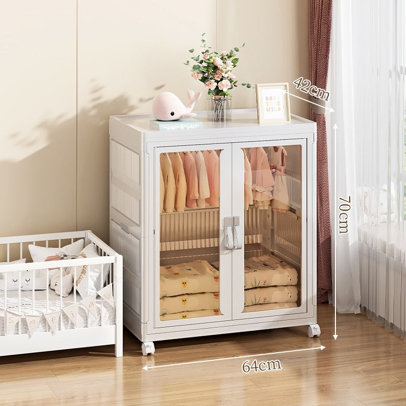 Foldable Storage Cabinet / Collapsible Cupboards / Stackable Box / Wardrobe /Closet Bedroom Storage