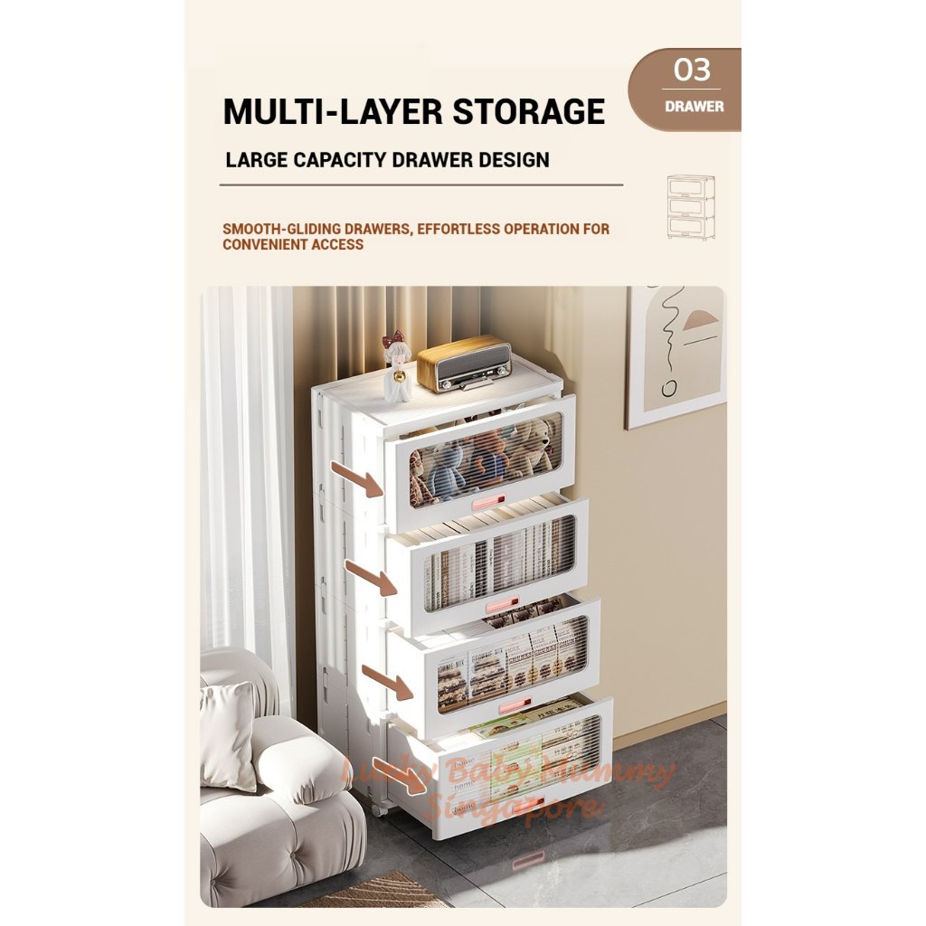 Stackable Storage Drawer Cabinet