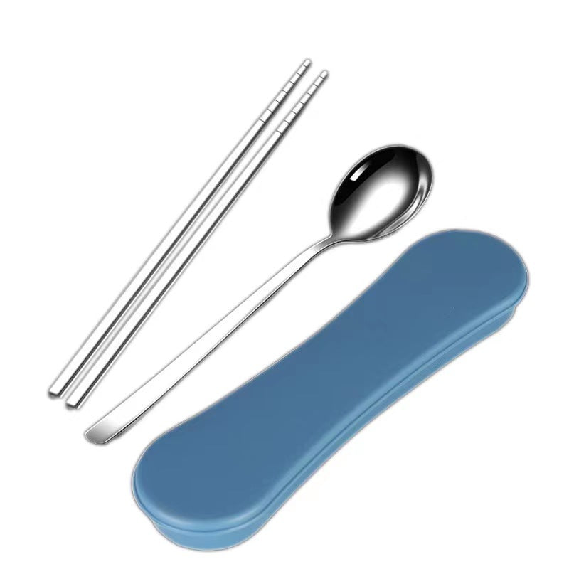 Stainless Steel Lunch Box / Microwaveable Thermos Food Container / Round Insulated Food Storage Box