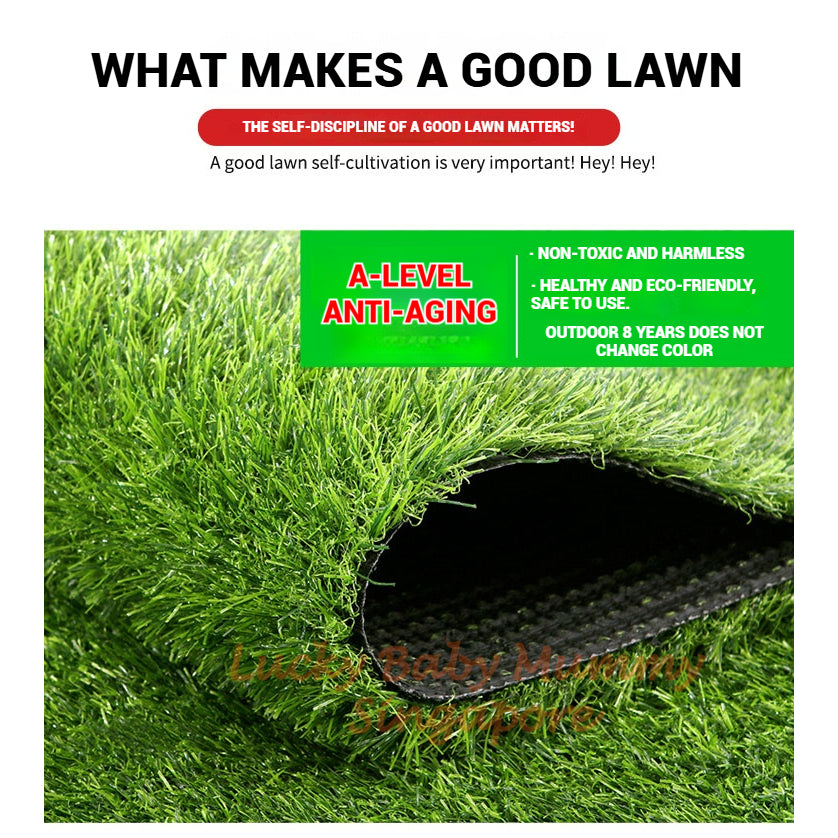Artificial Grass Mat/Fake Grass Pet-Friendly & Versatile Lawn Carpet/Indoor & Outdoor Use & Events