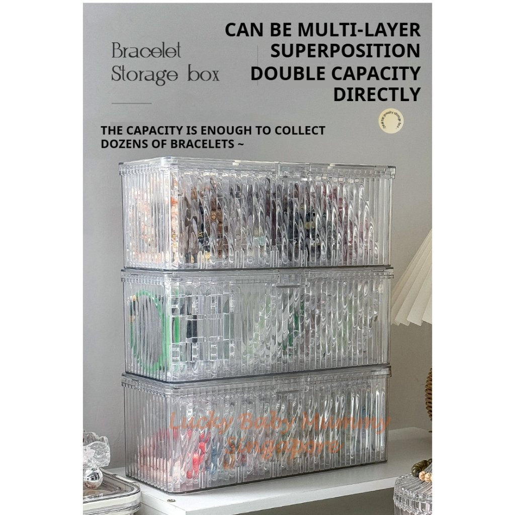 Bracelet Storage Box / Transparent Jewelry Storage Box / Storage Organiser / Acrylic Plastic Portable Box