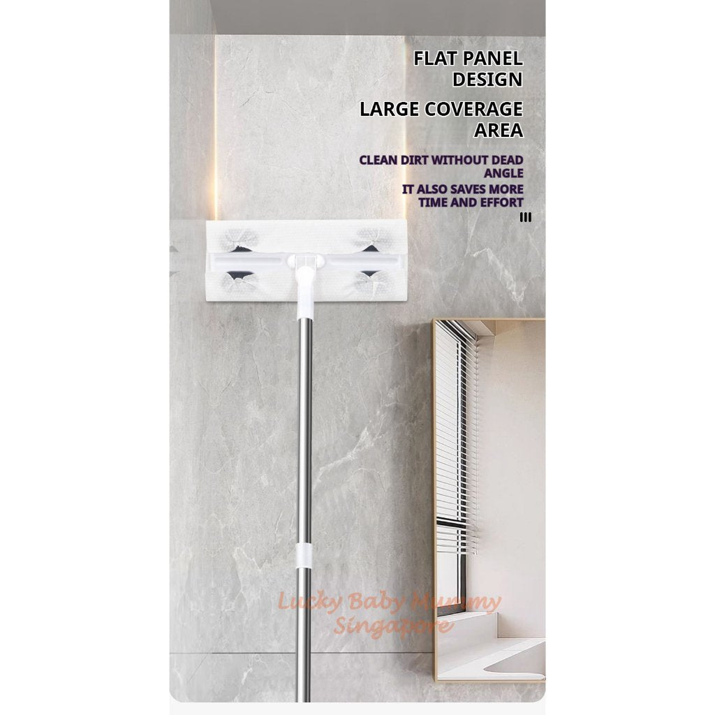 Multi-Fuctional Mop / Floor Cleaning Mop Wet & Dry Wipes / Detachable Mop Wiper/ 360° Cleaner Mop