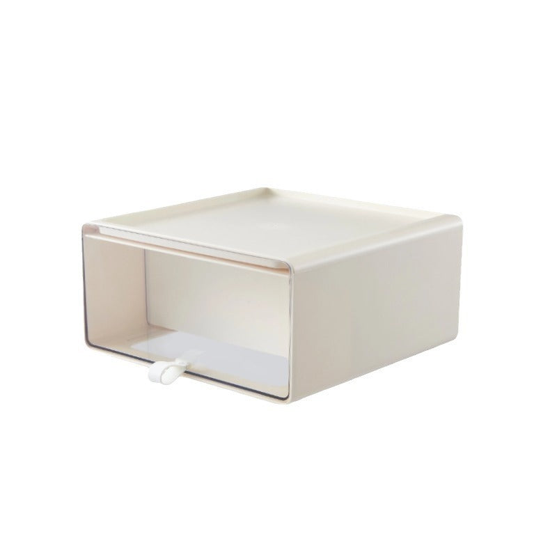 Desktop Figurine Display Storage Box / Pull Out Transparent Blind Box Display Drawer / POP MART Toy Display Rack