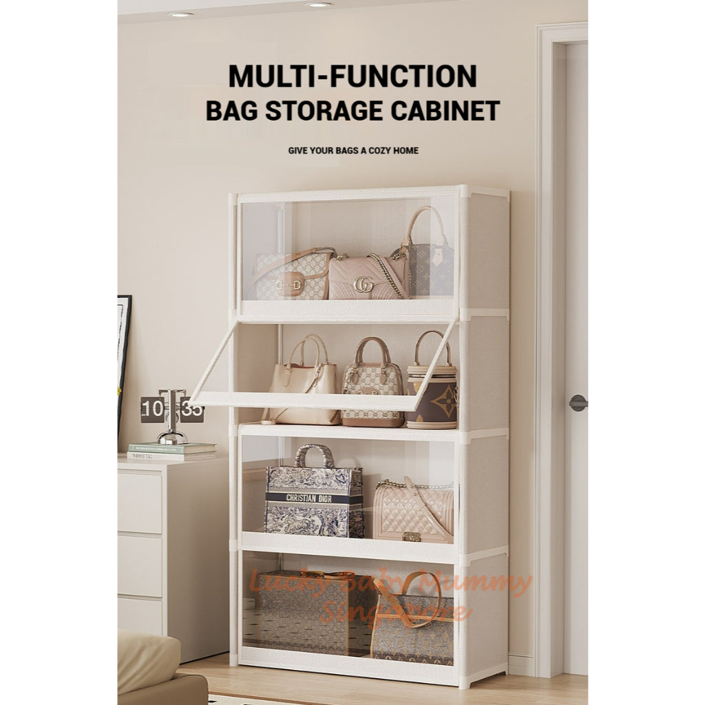 Dustproof Bag Storage Cabinet with Flip Door