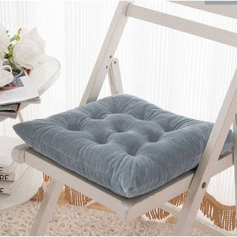 Crystal Velvet Square Chair Cushion / Cover Sofa Office Chair / Colourful Mat Pad / Pearl Cotton Cushion