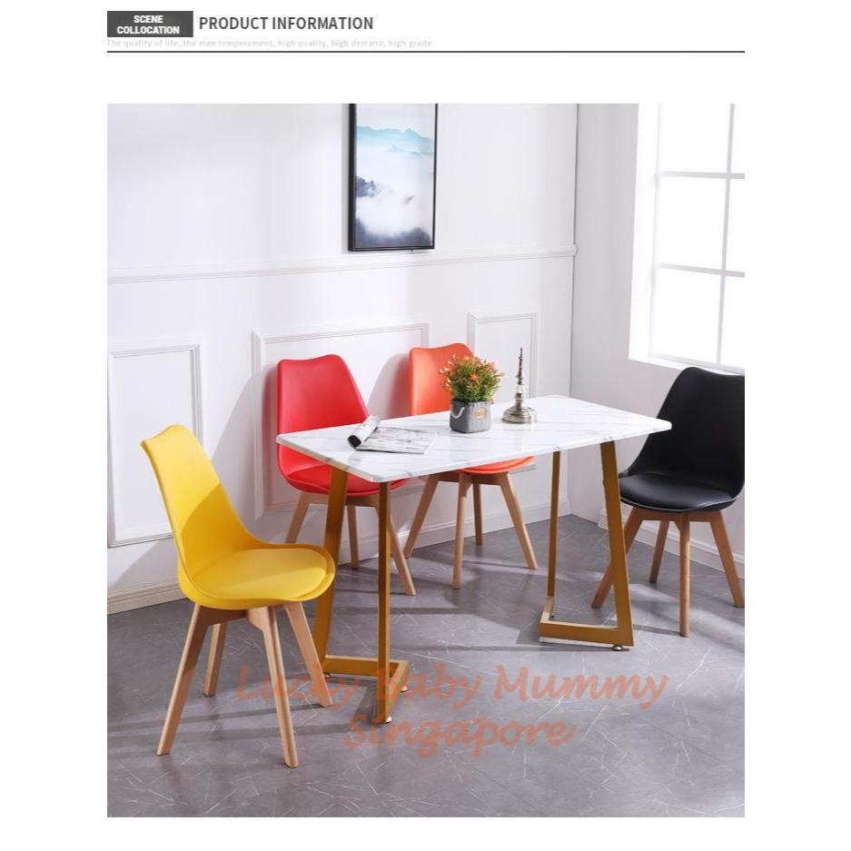Simple Dining Chair / Nordic Home Chair / Modern Minimalist Leisure Plastic Chair / Anti-Slip Foot Chair