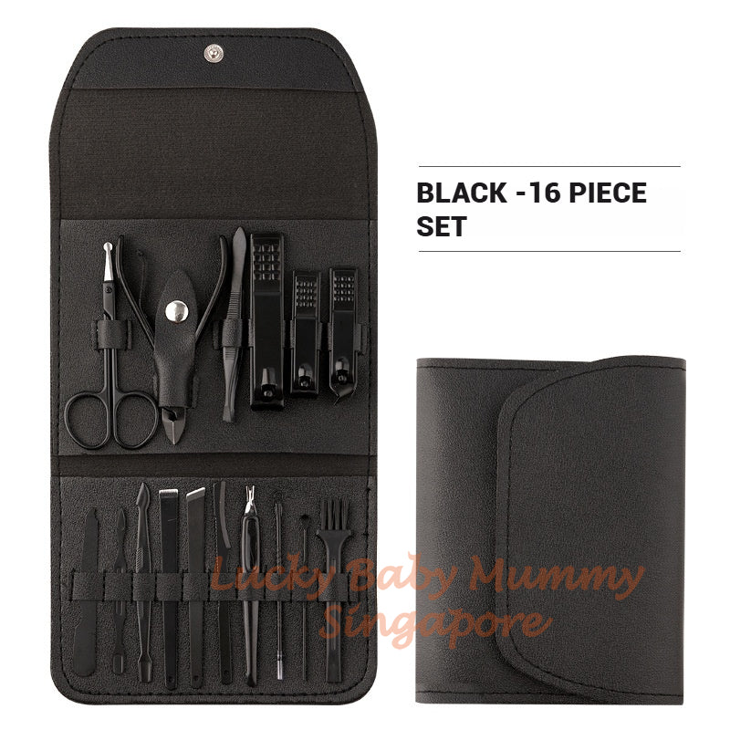16-in-1 Nail Clippers Set Manicure Pedicure Kit
