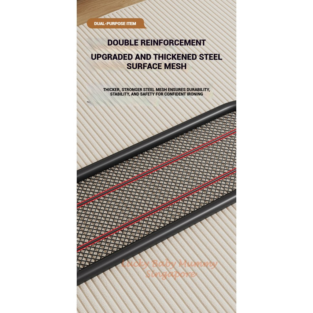 2 In 1 Ladder Ironing Board / Foldable Standing Ironing Board With Iron Rest / Dual-Use Ironing Board